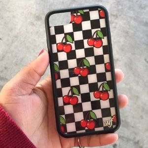 Cherry checkers wildflower case